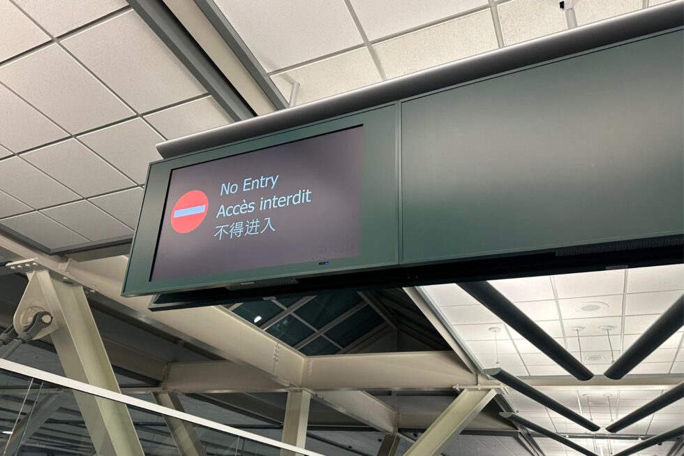 YVR Airport Signage