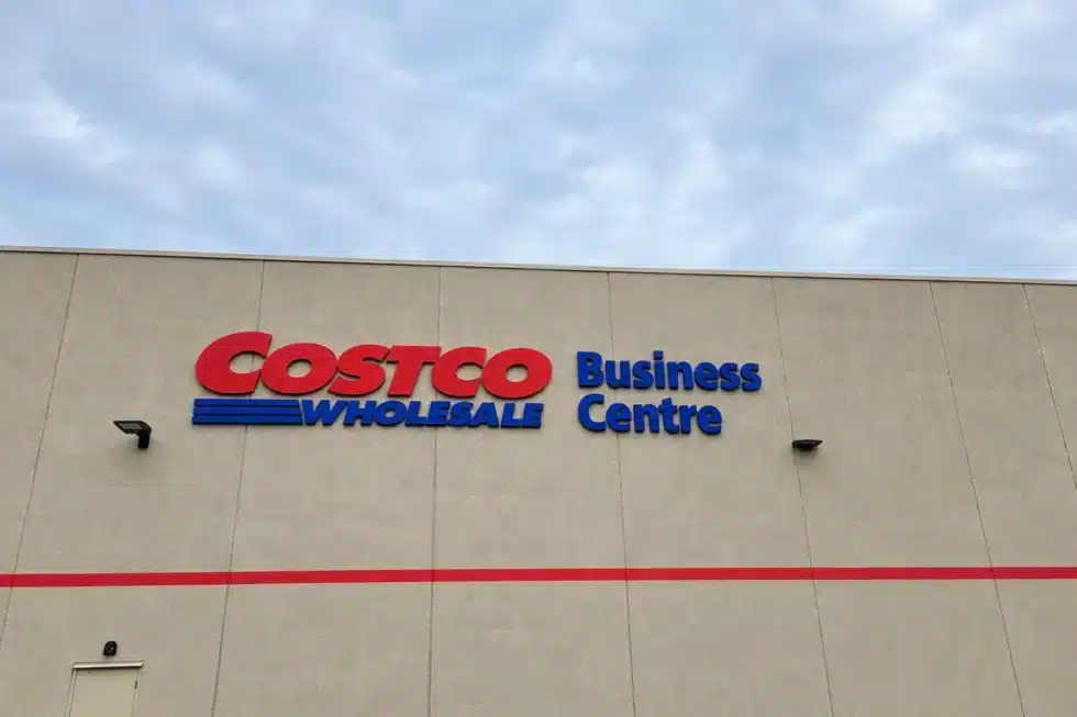 Costco Wholesale commercial building signage